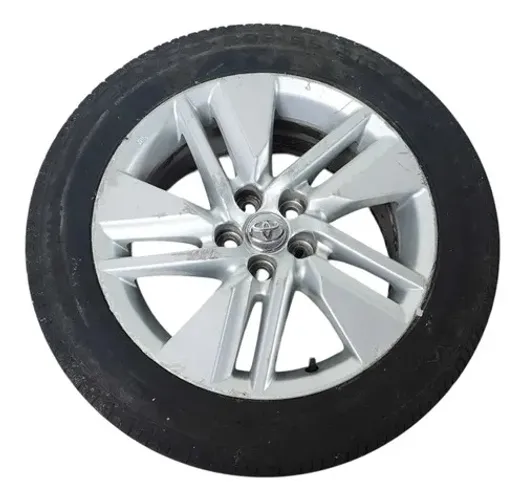 Roda C/pneu Aro 16 Toyota Corolla Gli 2015 2016 Detalhe Preto