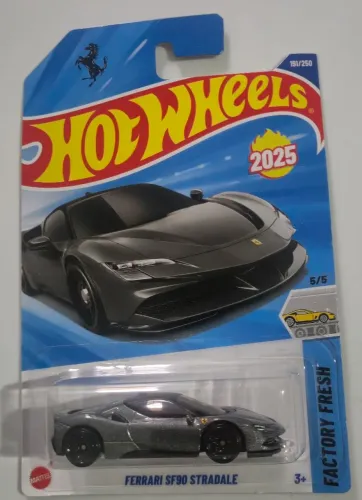Hotwheels Ferrari sf90 Cinza
