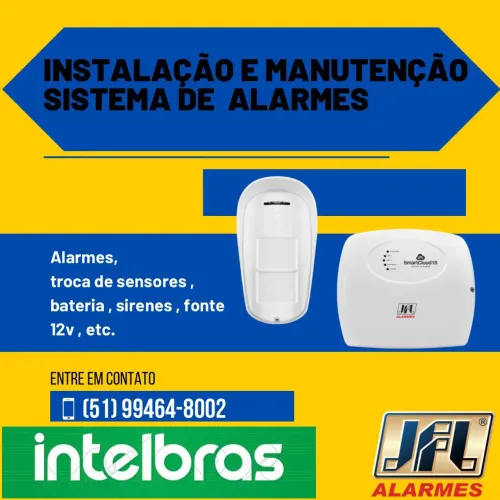 Alarmes residenciais e comercial