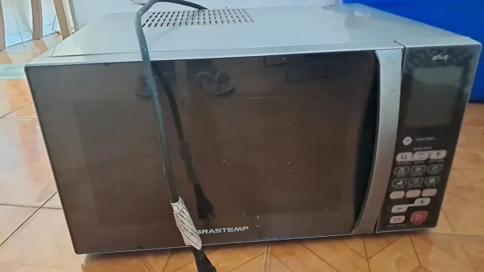 Microondas brastemp ative 38.litros funcionando obs esta sem o prato 