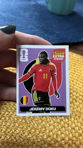 Figurinha Jeremy Doku Copa do Mundo 2026 Regular