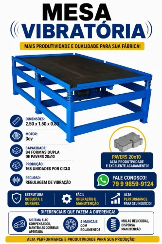 Mesas vibratórias