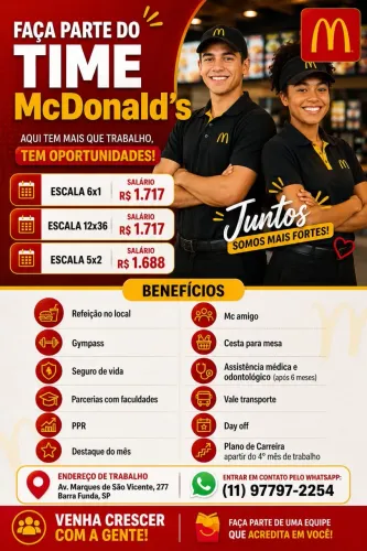 Atendente Restaurante 