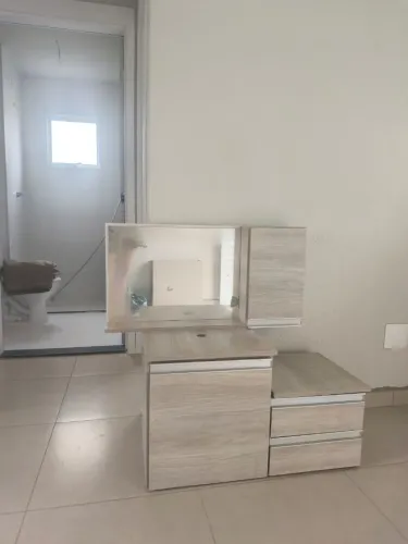 Gabinete Banheiro Cross 80cm cuba+espelheira+gabinete