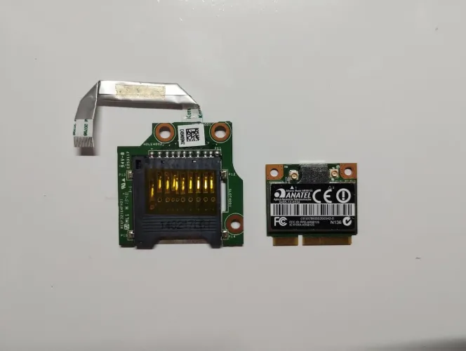 Desapego Kit: Placa Wi-Fi Atheros AR5B125 + Leitor de Cartões HP