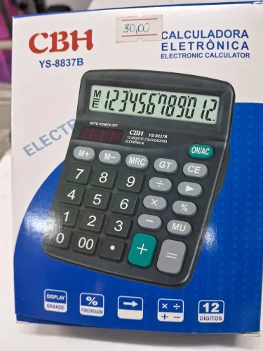 Calculadora 12 dígitos CBH  YS-8837B