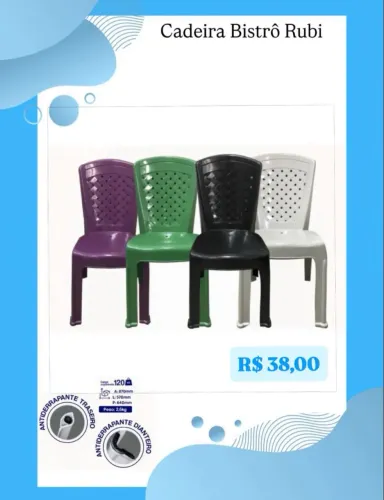Cadeiras Bistrô Rubi