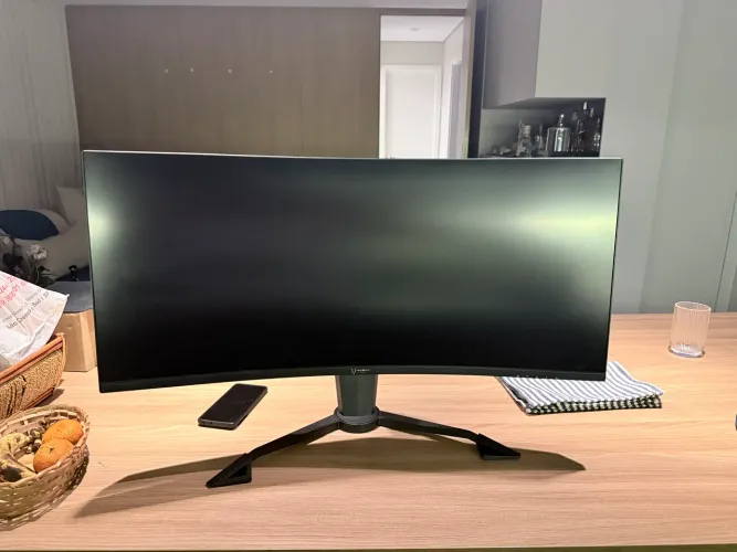 Monitor Gamer Husky 34 Polegadas Curvo Ultrawide - Excelente Estado