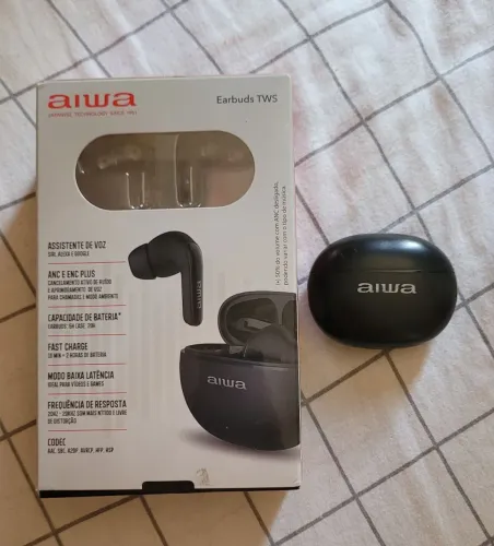 FONE BLUETOOTH AIWA, 1 MÊS DE USO.