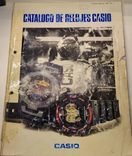 Catátogo de Relógio Casio de 1991 - 138 páginas - em Espanhol - Original - Raríssimo