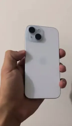 iPhone 15 128GB BARATO Garantia Apple até setembro bateria 80% caixa e cabo 