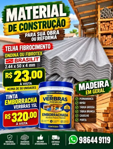 Telhas brasilit original ondina ou fibrotex 