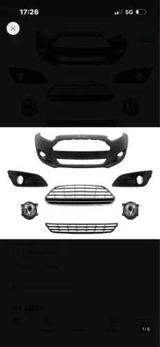 Parachoque Dianteiro Ford New Fiesta 2014/2017 Kit Completo - Novo R$ 380,00