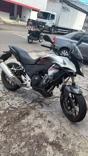 Leia vendo CB500x 2015 tá toda top revisada apenas 34 mil km rodado moto de garagem 