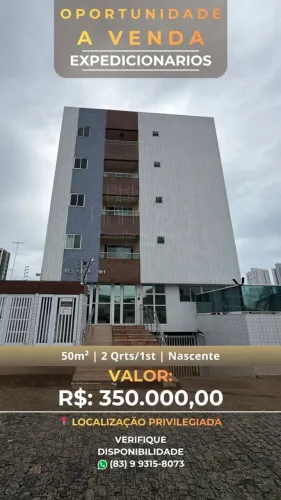Excelente oportunidade no bairro dos Expedicionários João Pessoa!