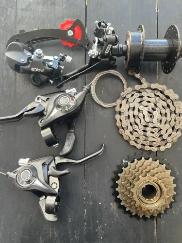 Kit câmbio bicicleta