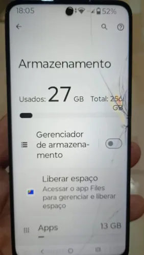 Moto g35 memória 256 e 8 de RAM