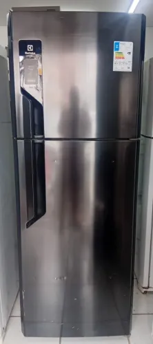 Geladeira Electrolux Frost Free TF71B - Duplex - Efficient com AutoSense - Black Inox Look