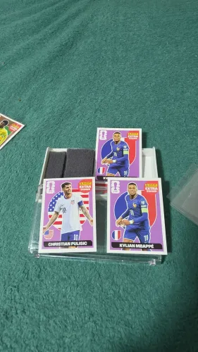 Figurinhas Mbappe Legend e Pulicic Legend Copa do Mundo 2026
