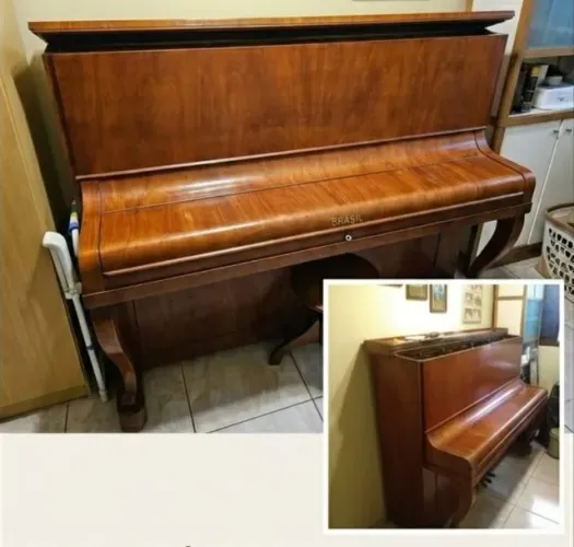 Piano acústico vertical Brasil 1972 reformado