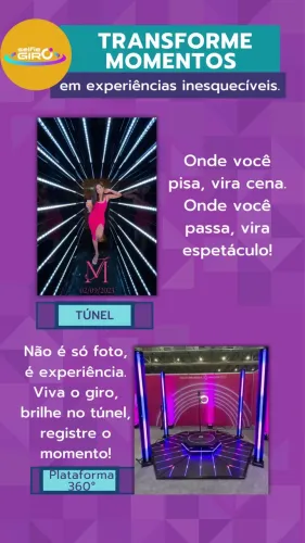 Plataforma 360°/ Túnel infinito 