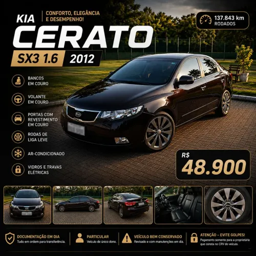 Kia Motors Cerato 1.6 16V Aut. 2012