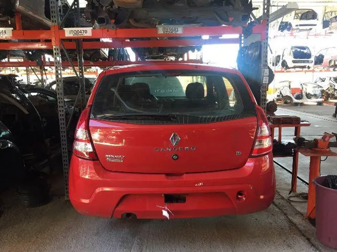 Peças usadas Renault Sandero 2012 2013 1.6 8v flex 106cv câmbio manual