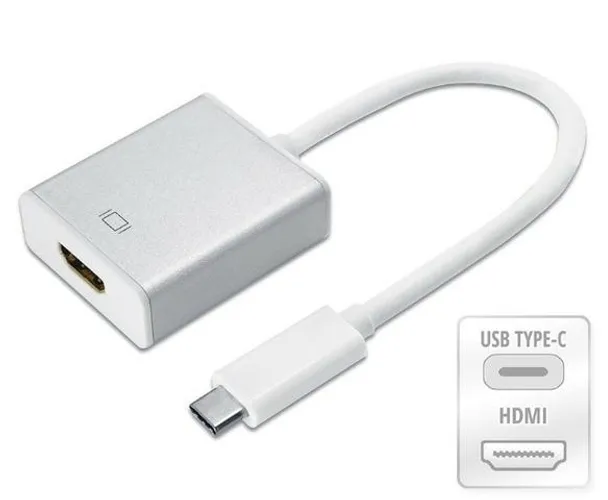 Cabo Adaptador Conversor Usb 3.1 Tipo C Para Hdmi Macbook Mac