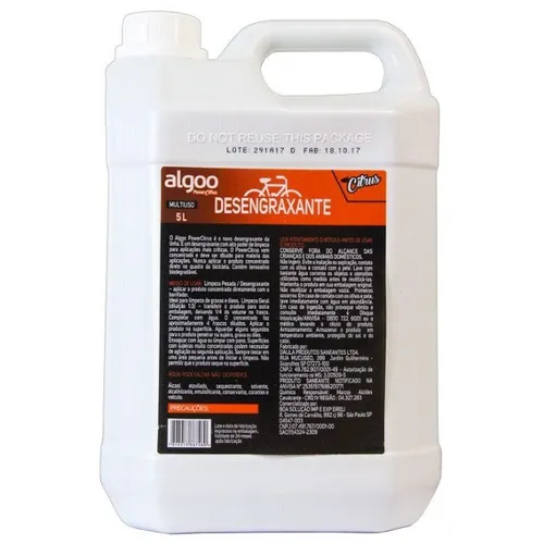 Limpador e Desengraxante Multi-Uso Algoo PowerSports Citrus Galão com 5 litros 3823