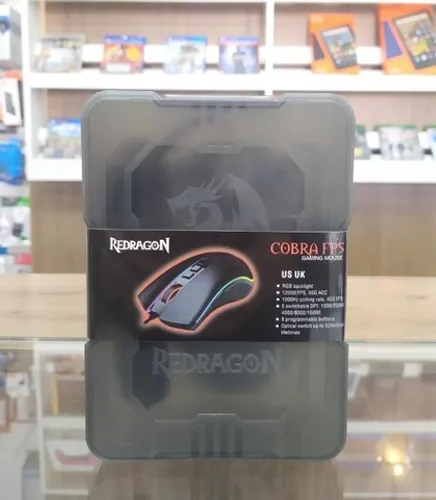 Mouse Gamer Redragon King Cobra FPS Preto | Loja Física