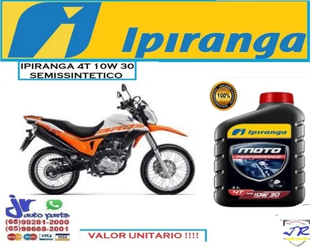 Oleo Ipiranga Moto 4T 10W30 Bros 2018