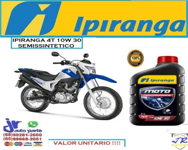 Oleo Ipiranga Moto 4T 10W30 Bros 2017