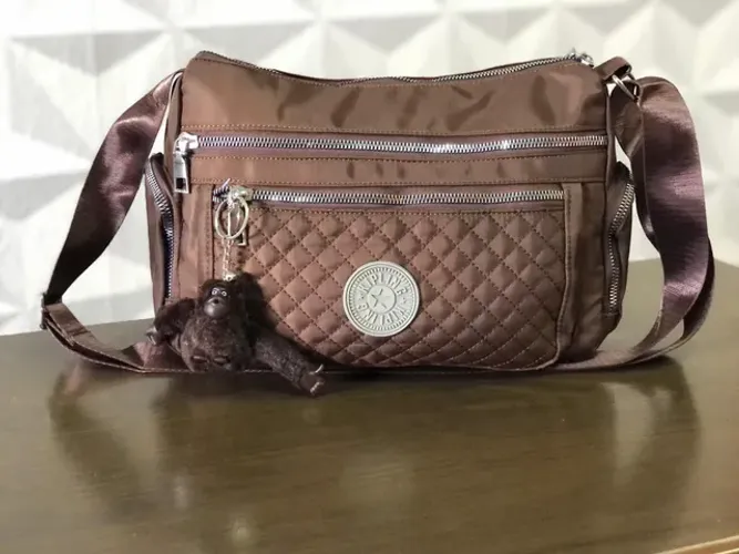 2 Bolsa Tactel com chaveiro