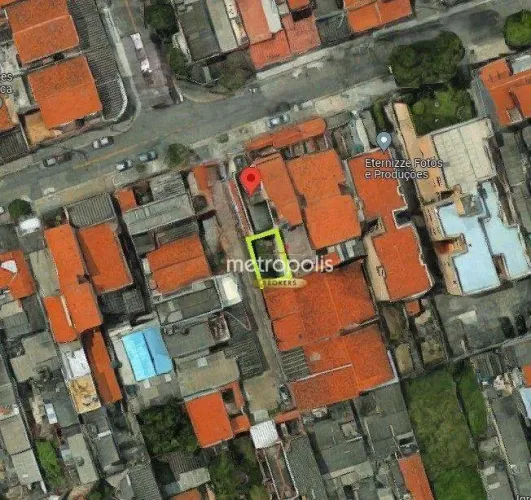 Terreno à venda, 50 m² por R$ 255.000,00 - Vila Palmares - Santo André/SP