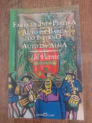 Livro Farsa de Inês Pereira Auto da Barca