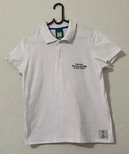 Camisa Polo Feminina Baby Look Oficial Licenciada Copa Do mundo 2014 Tamanho G Nunca usada