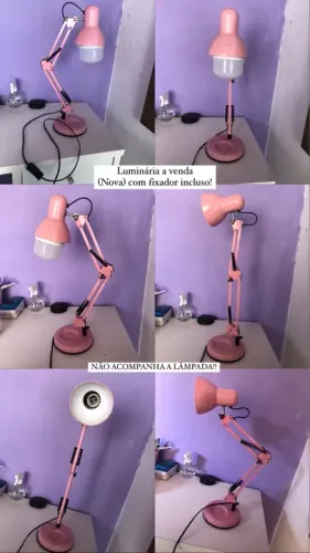 Luminária nova articulável