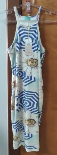 PROMOÇÃO Vestido canelado