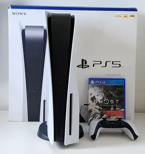 PS5 - 4K - Mídia Física e Digital + GARANTIA - Temos Loja Física!!!