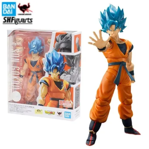 Goku Blue Dragon Ball Super Broly SH Figuarts Bandai Lacrado