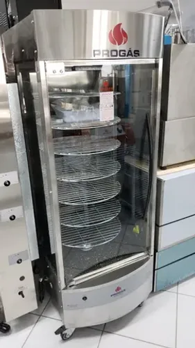 Assador de frango galeteiro giratório 128kg - Alecs 