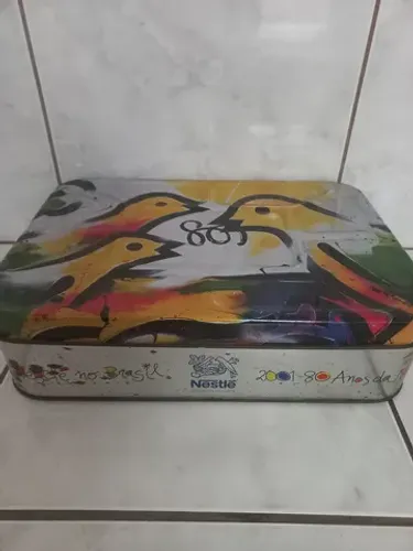 Lata nestlé 2001 80 anos de Brasil