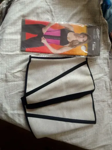 cinta modeladora esbelt waist trainer cor cinza mescla Tam M entrego metro
