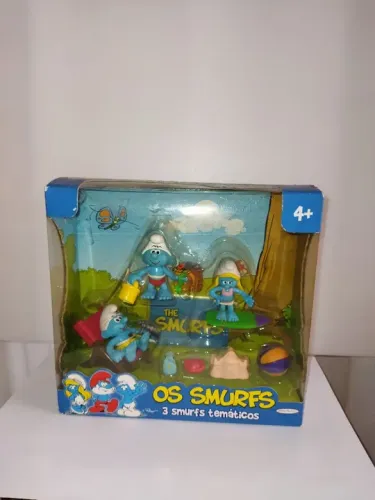 Smurfs - 3 smurfs temáticos - Novo