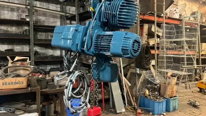 Talha Demag 1 Ton de Corrente com Troley de Translação