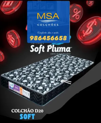 Colchão Soft Pluma - Novo