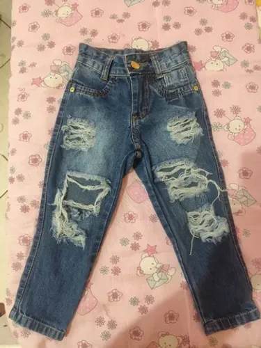 Calça jeans infantil menina nova