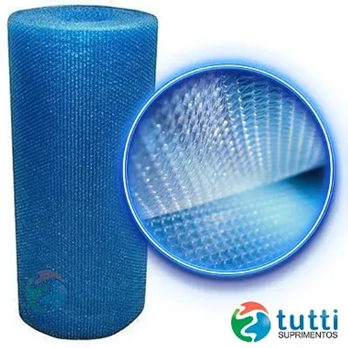Plástico Bolha Azul Reforçado - 35 micras (KG)