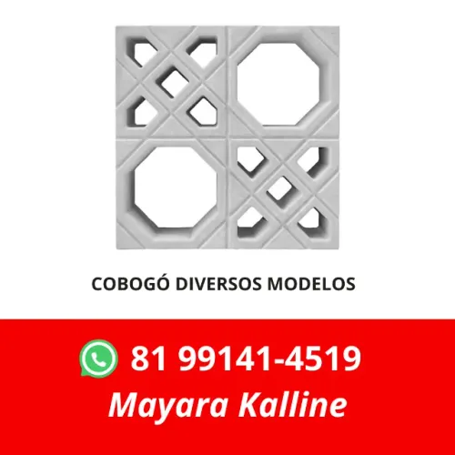 Diversos modelos de Cobogós, combogos direto da fábrica- *19