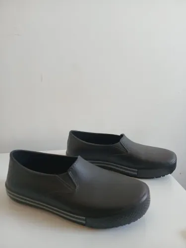 Sapatos Pretos de Segurança - Soft Works - Ótimo Estado!